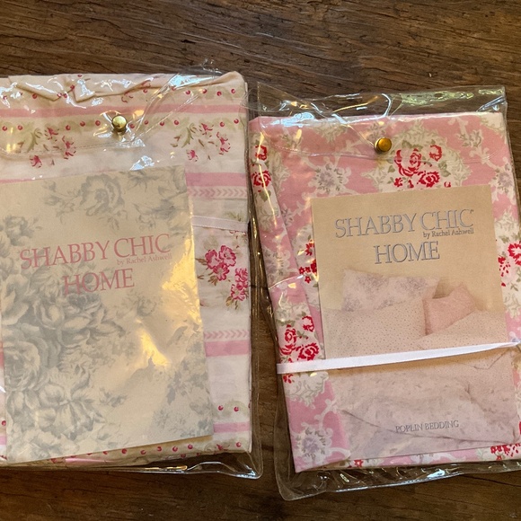 In Original Packaging Shabby Chic Pillow Cases Pink Floral - Picture 1 of 2